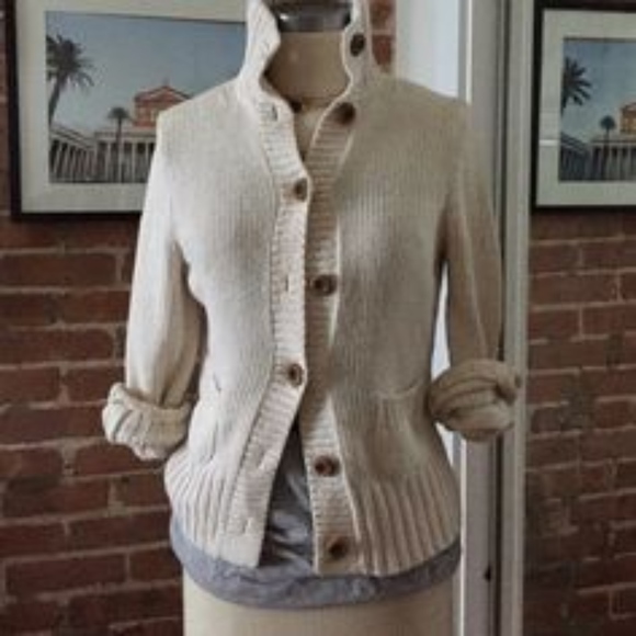 J. Crew Sweaters - J. CREW Knit Cotton Linen Cardigan S